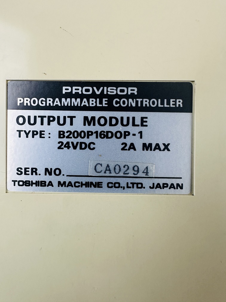 Toshiba B200P16DOP-1 Provisor Programmable Output Module Toshiba B200P16DOP-1 Provisor Programmable Output Module