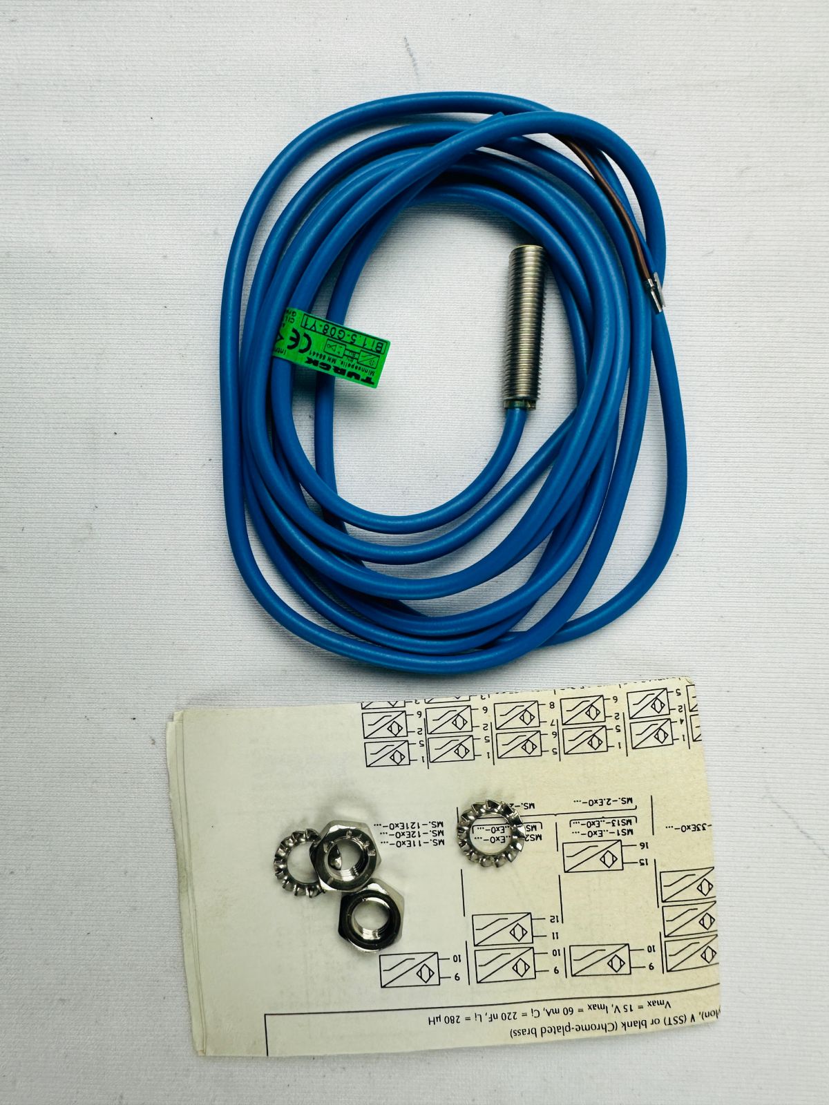 Turck Bi 1.5-G08-Y1 Inductive Sensor. S1005224 1.5... Turck Bi 1.5-G08-Y1 Inductive Sensor. S1005224 1.5...