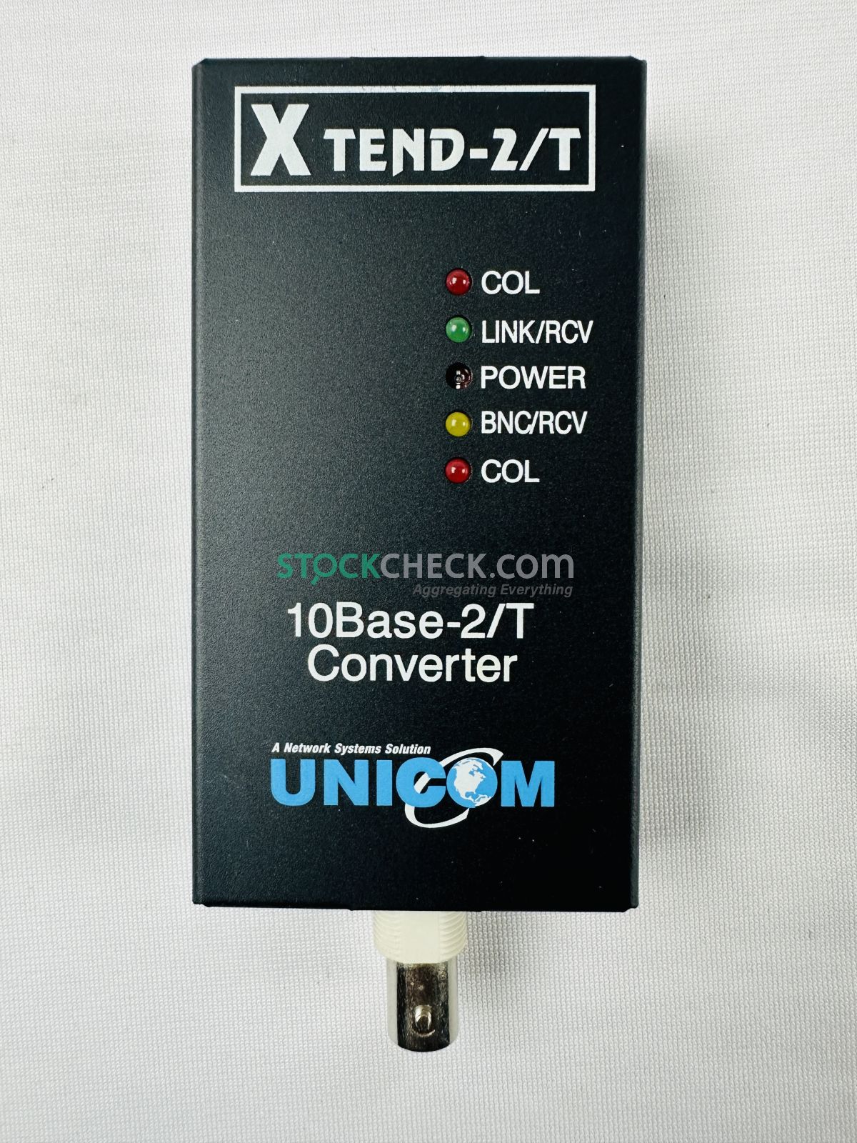 Unicom ETP-20038T Xtend-2/T 10Base-2/T Converter Unicom ETP-20038T Xtend-2/T 10Base-2/T Converter