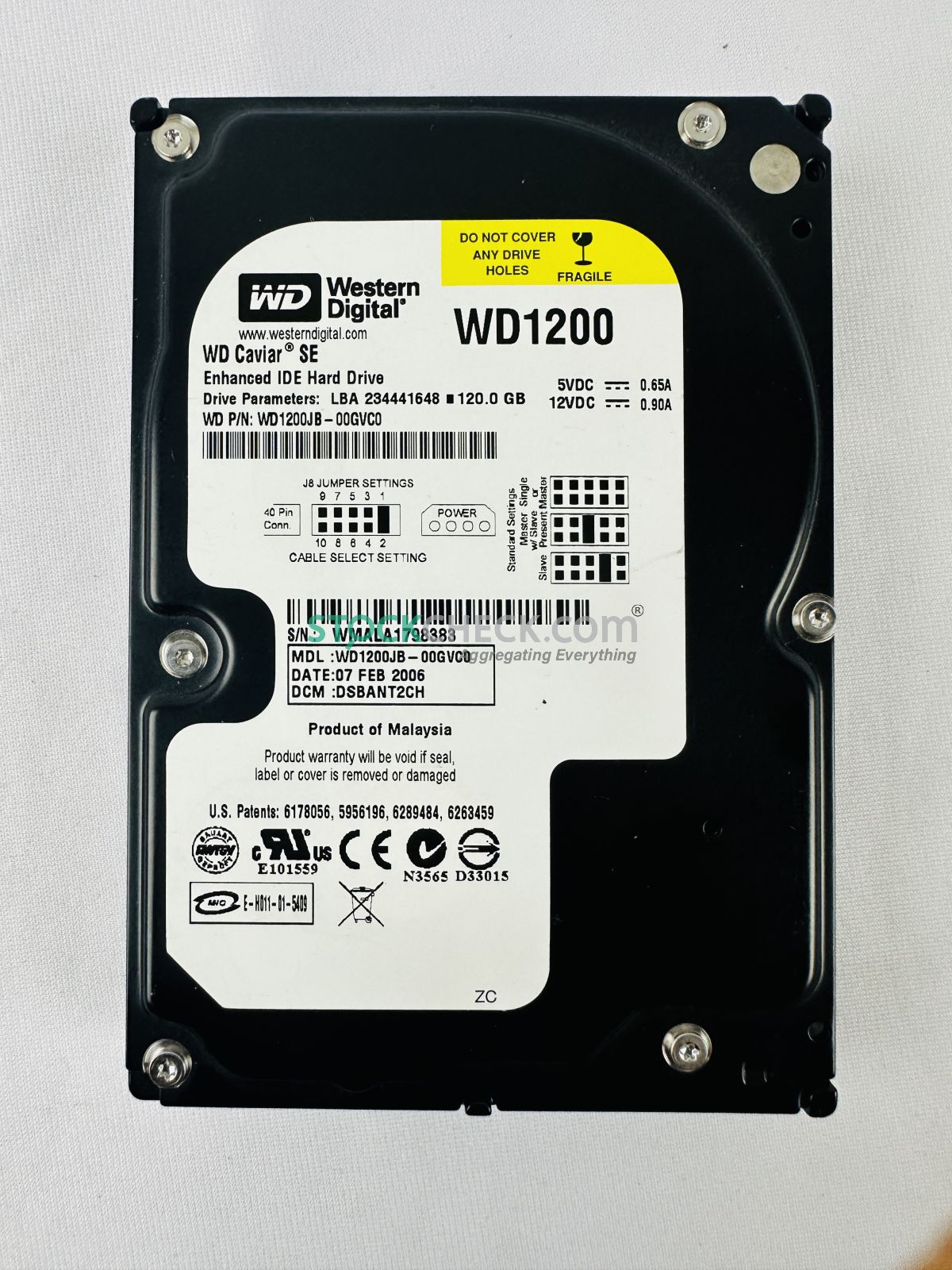 WD1200JB-00GVC0