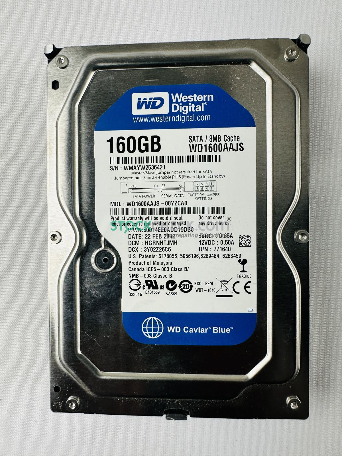 WD1600AAJS-00YZCA0