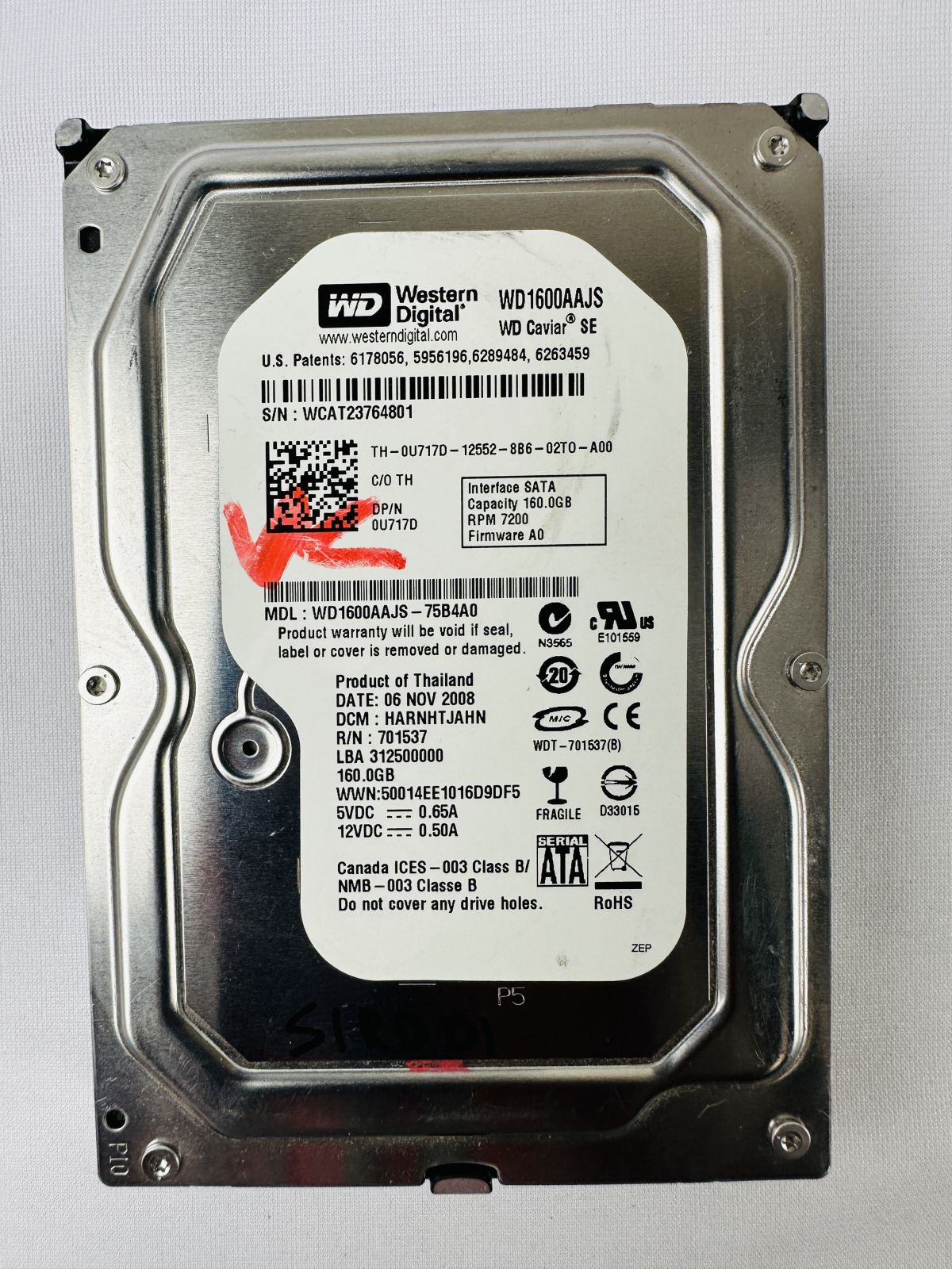 WD1600AAJS-75B4A0