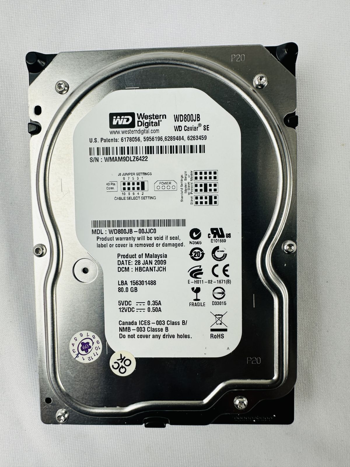 WD800JB-00JJC0