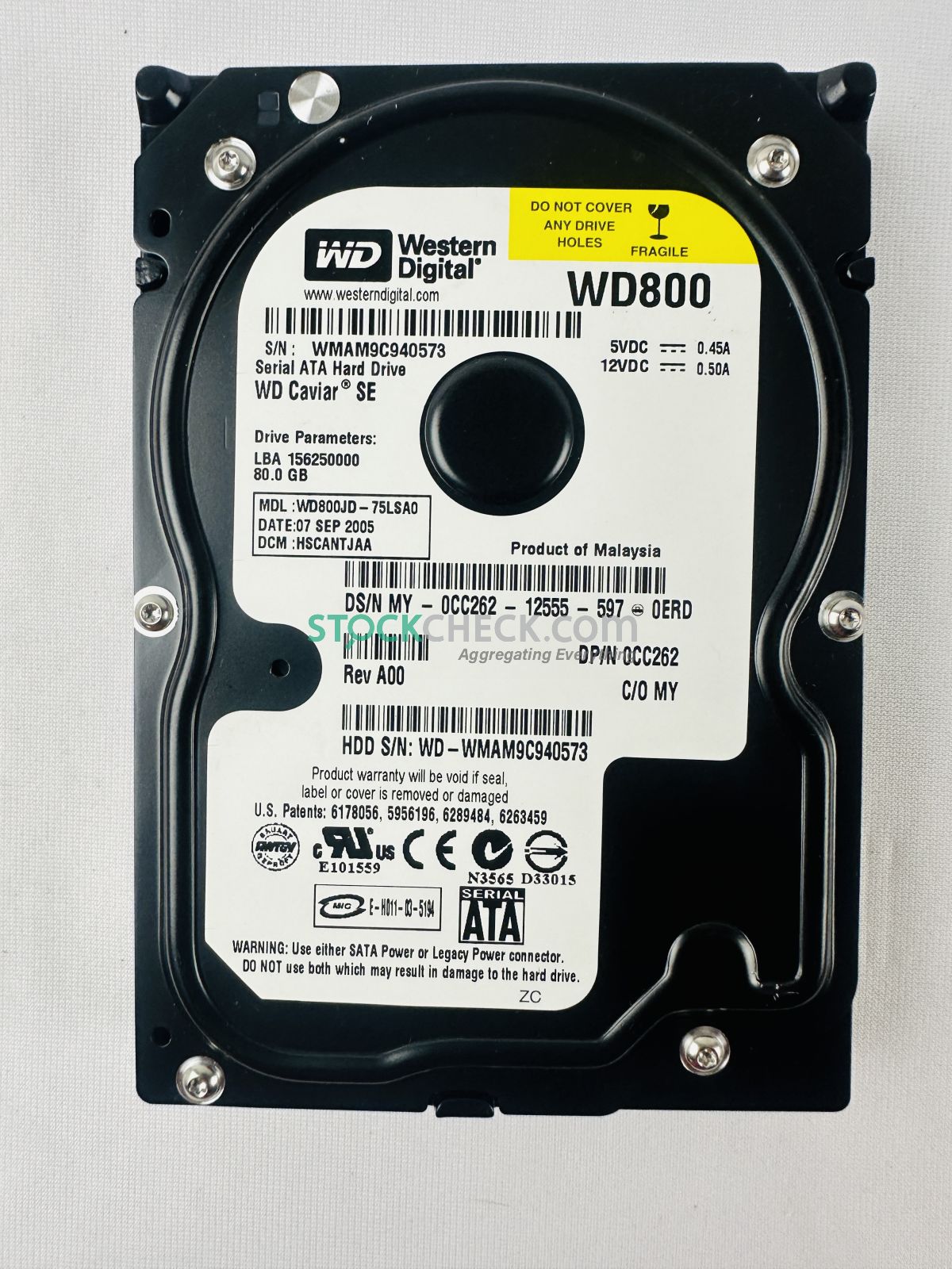 WD800JD-75LSA0