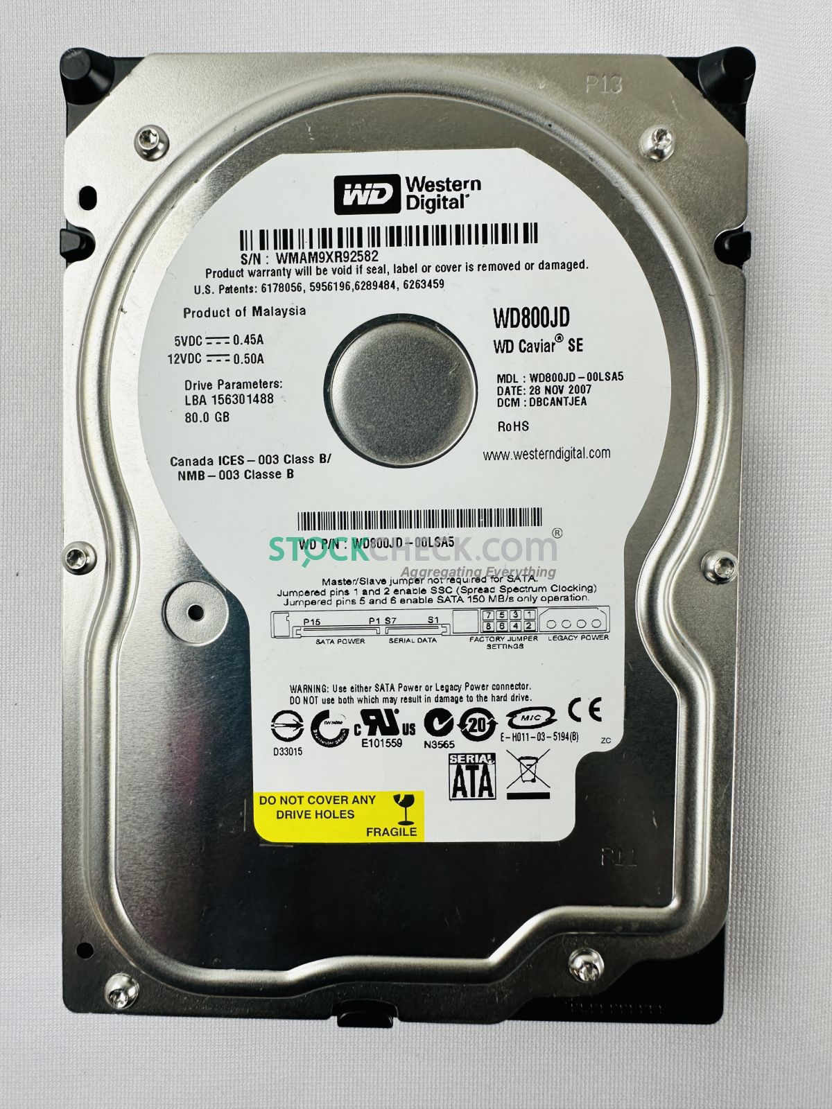 WD800JD-00LSA5
