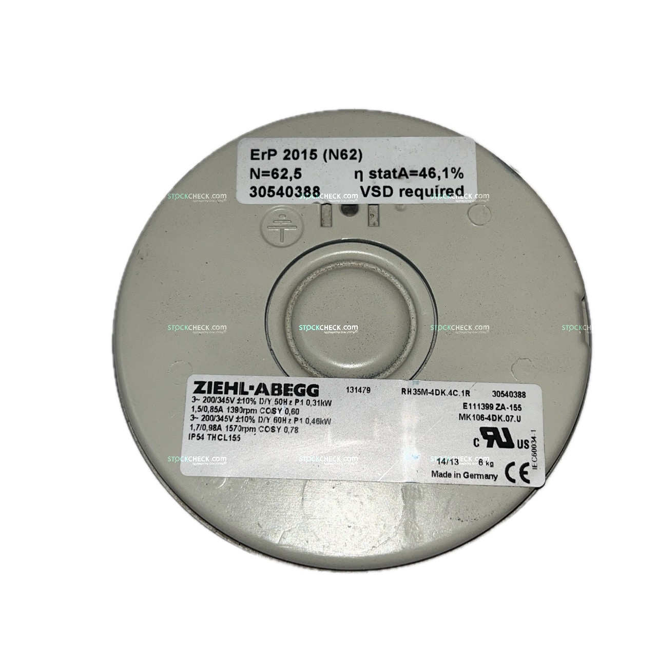 Ziehl-Abegg 0040-80489 RH35M-4DK.4C.1R Centrifugal Fan Ziehl-Abegg 0040-80489 RH35M-4DK.4C.1R Centrifugal Fan